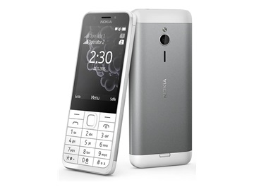 Nokia 230 Dual SIM strieborná