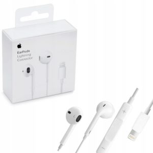 Slúchadlá Apple EarPods Lightning (MMTN2ZM/A) biela