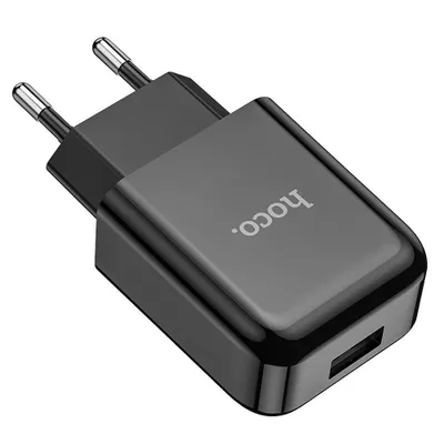 HOCO travel charger USB 2.1A N2 Vigour black