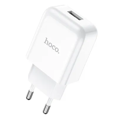 HOCO travel charger USB 2.1A N2 Vigour white