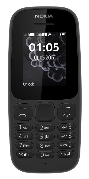 Nokia 105 DS 2019 Čierny