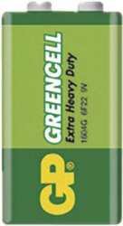 Zinko-chloridov batria GP Greencell 6F22 (9V)