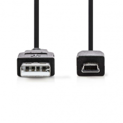 USB 2.0 kabel  Mini USB, 1 m