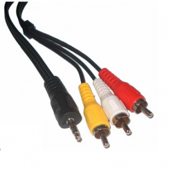 Video Kabel 3.5mm Zstrka - 3x CINCH  pre Kaon MZ102