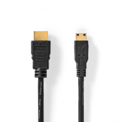 Nedis HDMI mini HDMI kabel - Konektor HDMI  | Mini konektor HDMI  2.00 m