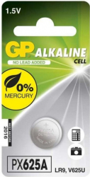 Alkalick gombkov batria GP LR9 (625A)