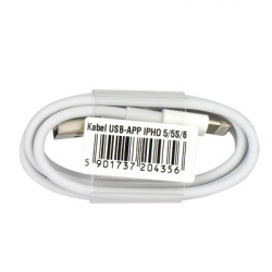 kbel USB pre iPhone Lightning white 1m