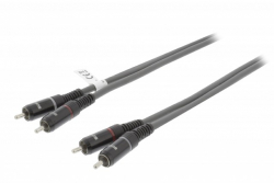 Sveex Stereofonny audio kbel | 2x RCA Zstrka - 2x RCA Zstrka | 1,5 m |