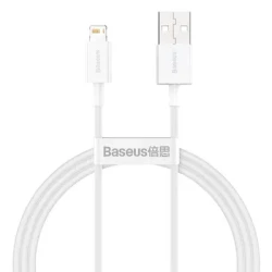 BASEUS cablel USB to Apple Lightning 8-pin 2,4A Superior Series Fast Charging CALYS-A02 1 meter white