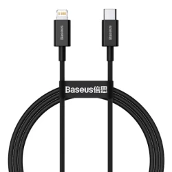 BASEUS cablel Type C to Apple Lightning 8-pin PD20W Power Delivery Superior Series Fast Charging CATLYS-A01 2 meter black