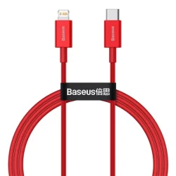 BASEUS cable Type C to Apple Lightning 8-pin PD20W Power Delivery Superior Series CATLYS-A09 1m red