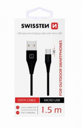 Kbel SWISSTEN USB/Micro USB 1,5m  s predenm Micro USB