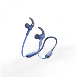 Hama Bluetooth štupľové slúchadlá Connect Neck, modrá