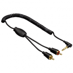 Hama audio kbel 2 cinch - jack 90 st., pirlov, 0,75 m