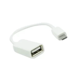 Adapter OTG USB  Micro USB white