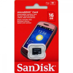SanDisk 16 GB microSDHC Class 4