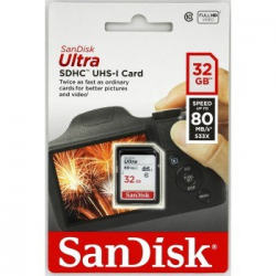 Sandisk Ultra SDHC 32 GB 80 MB/s Class 10 UHS-I