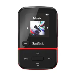 SanDisk MP3 Clip Sport Go, červená 32 GB